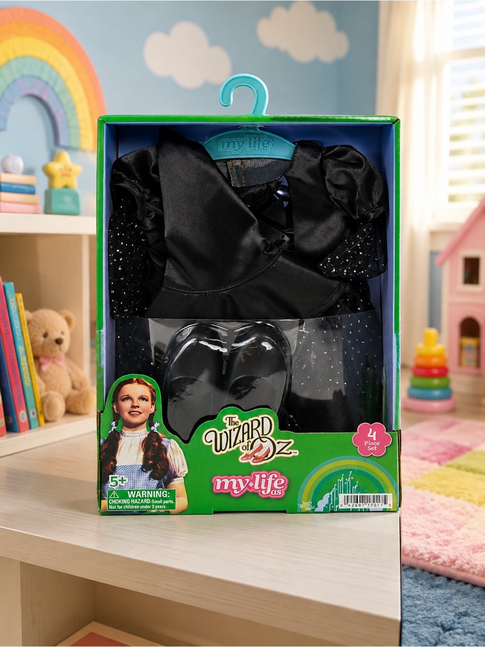 My Life As Wizard of Oz Wicked Witch 18β Doll Outfit Dress Hat Shoes NEW